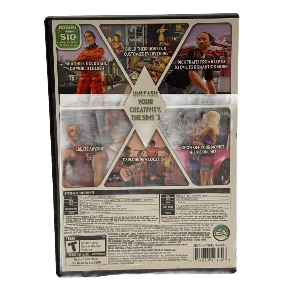 The Sims 3 PC Game - Preowned in Original Case, Very Good Condition CIB